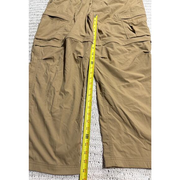 REI Co-Op Convertible Hiking Pants Performance Cargo Active Mens Sz 42 x 30 Tan - Picture 3 of 11